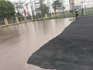 thi công sơn sân tennis
